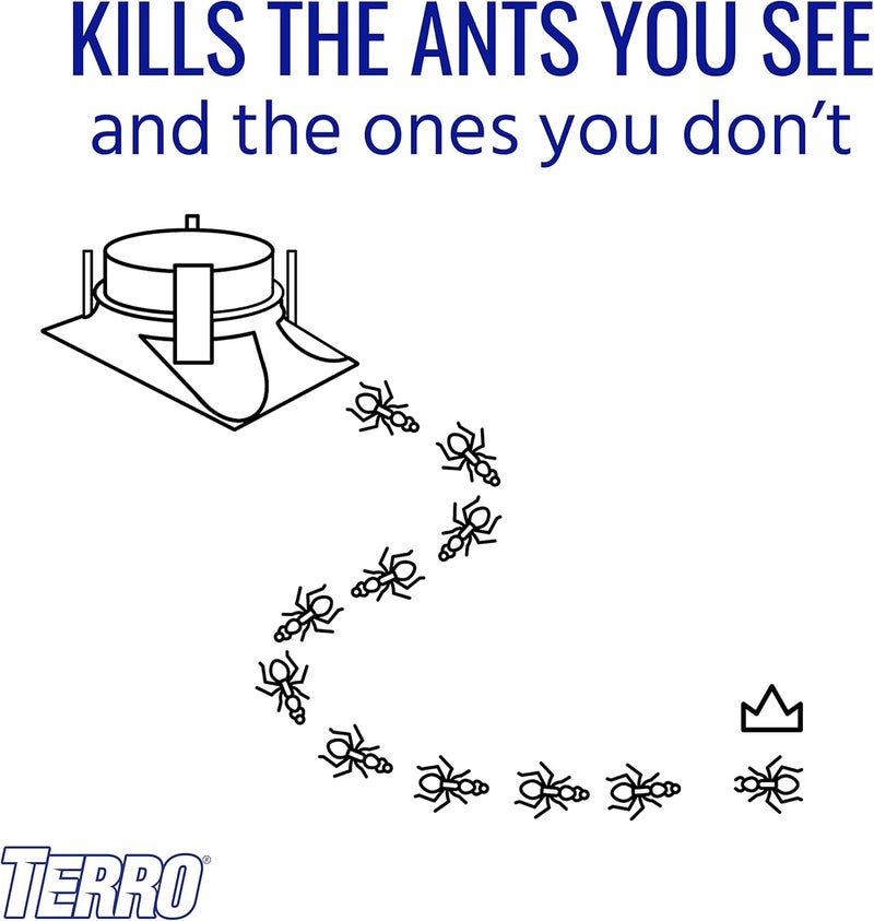 Terro Outdoor Ready-to-Use Liquid Ant Bait Killer and Trap - Kills Common Household Ants - 12 Bait Stations - T1804-3SR - Image 4